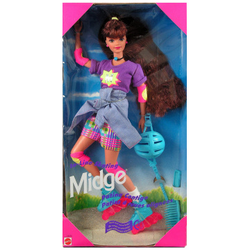 Midge Barbie In line Skating