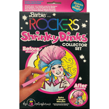 Set Collector Barbie and the Rocker Shrinky Dink by Colorforms
