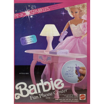 Barbie Teléfono Mágico Pink Sparkles Furniture Collection