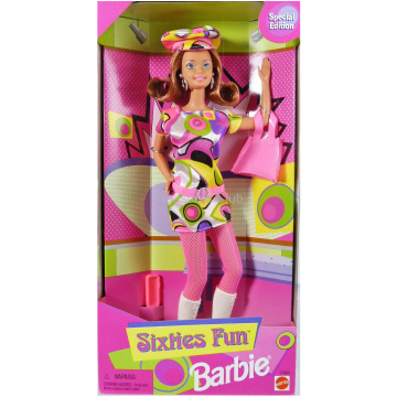 Muñeca Barbie Sixties-Fun (castaña)