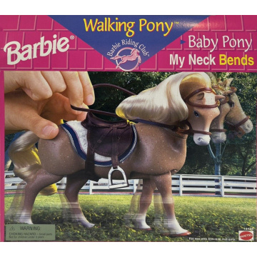 Baby Pony Walking Pony Barbie Riding Club