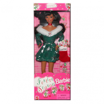 Muñeca Barbie Festive Season (morena)