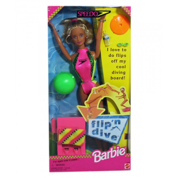 Muñeca Barbie Speedo Flip n Dive