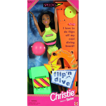 Muñeca Christie Barbie Speedo Flip n Dive