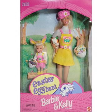 Set de regalo de Barbie® y Kelly® para buscar huevos de Pascua