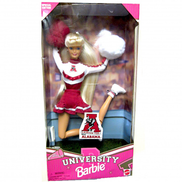 Muñeca Barbie Crimson Tide Alabama Barbie University