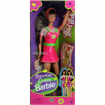 Muñeca Barbie Sticker Craze (morena)