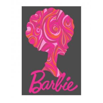 Poster Barbie: Afro Barbie Silhouette Pattern