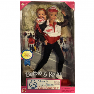 Muñecas Barbie y Kelly Walk America March of Dimes