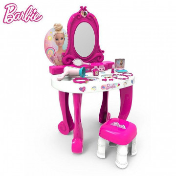 Tocador infantil Barbie con taburete