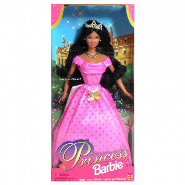 Muñeca Barbie Princess (rosa, asiática)