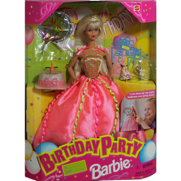 Muñeca Barbie Birthday Party (rubia)