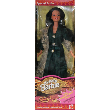 Muñeca Barbie Kebaya (verde)