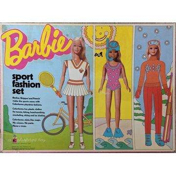 Set Sport Fashion Barbie Colorforms Dress-Up