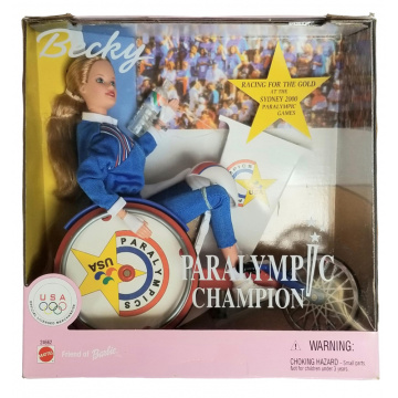 Muñeca Becky Paralympic Champion