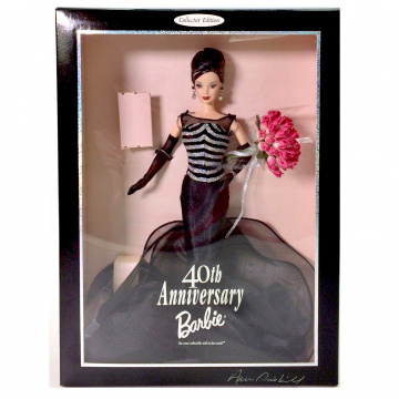 Muñeca Barbie 40 Aniversario (morena)