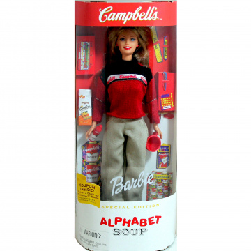 Muñeca Barbie Campbell's Alphabet Soup