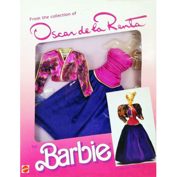 Barbie moda de Alta Costura de la colección Oscar de la Renta (Brocart)
