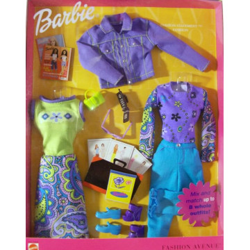 Moda Barbie Fashion Statement Mix and Match Fashion Avenue