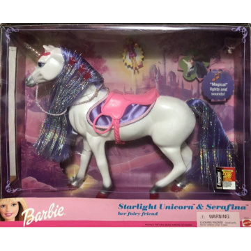 Barbie Starlight Unicorn & Serafina Fairy