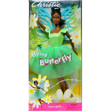 Muñeca Christie Barbie Mariposa Voladora