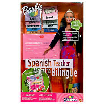 Muñeca Barbie Spanish Teacher - Maestra Bilingue