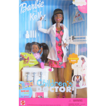 Muñecas Barbie y Kelly Pediatra (AA)
