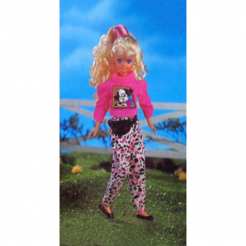 Barbie SKIPPER Pet Pals Fashions: Easy To Dress Trendy Teen Looks & Stickers