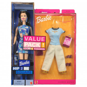 Muñeca Barbie Hip 2 Be Square (Morena) - Pack - 29663 BarbiePedia