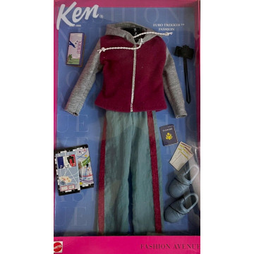 Moda Ken Euro Trekker Barbie Fashion Avenue
