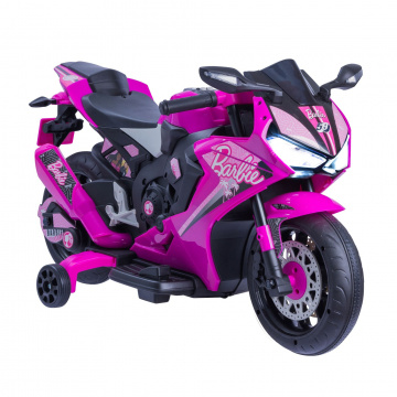 Barbie by Flybar, Paseo en Motocicleta de 6 Voltios, para Niños, Mayores de 3 Años, hasta 65 Libras, 1 mph