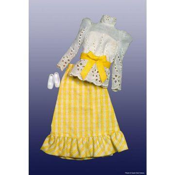 Gingham Peasant Dress #3205
