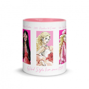 Taza Barbie Style Icon blanca