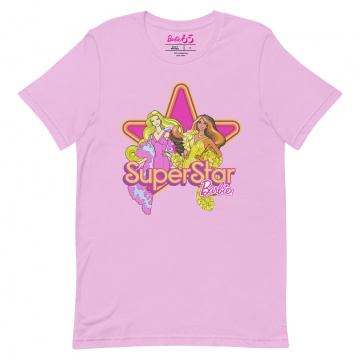 Camiseta Barbie 1970's Superstar Pink