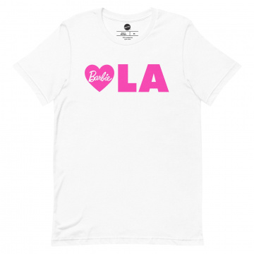 Camiseta Mattel Barbie Loves LA blanco