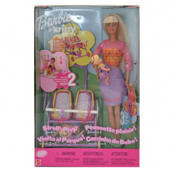Muñeca Barbie® y muñecas Krissy® ¡Pasea y juega!
