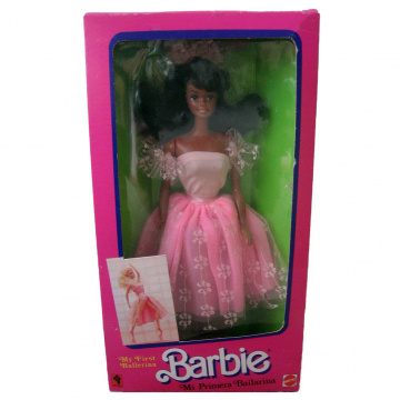 Muñeca Barbie Trigueña Mi Primera Bailarina (Rotoplast)