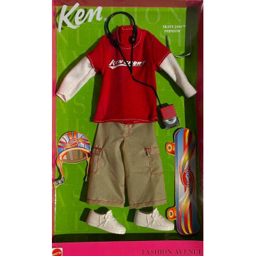 Moda Ken Skate Jam Barbie Fashion Avenue