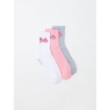Pack de 3 pares de calcetines estampados de Barbie™