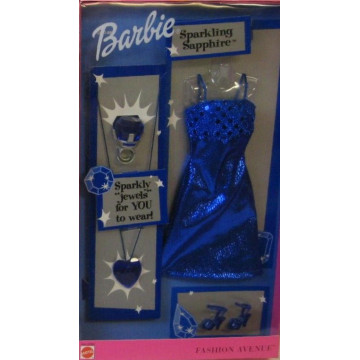 Moda Sparkling Sapphire Jewel Sparkle Barbie Fashion Avenue
