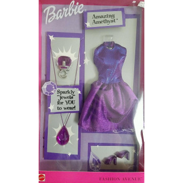 Moda Amazing Amethyst Jewel Sparkle Barbie Fashion Avenue