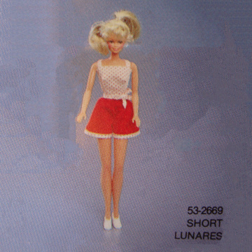 Moda Barbie Short Lunares (Rotoplast)