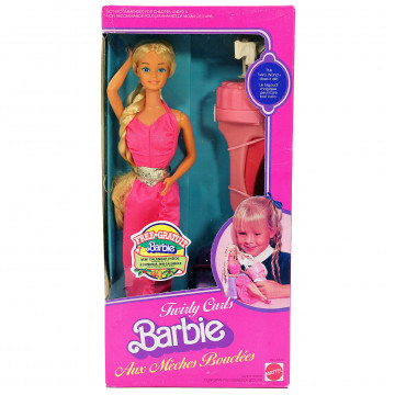 Muñeca Barbie Twirly Curls con trenzador