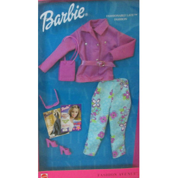 Moda Fashionably Late Charm Barbie Fashion Avenue
