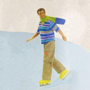 Muñeco Ken Barbie skate date Roller & Ice Blades