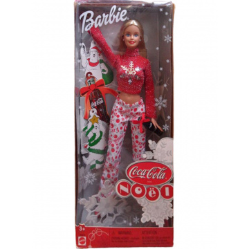 Muñeca Barbie Coca-Cola Noel