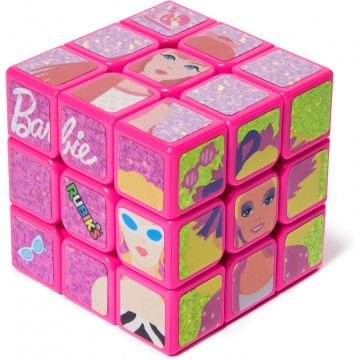 Cubo de Rubik Cubo de Barbie para celebrar el 50.° aniversario de Barbie, rompecabezas para resolver problemas, juguete coleccionable de Barbie