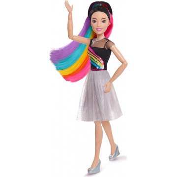 Best Fashion Friend - Rainbow Sparkle - Barbie 28 pulgas (asiática)