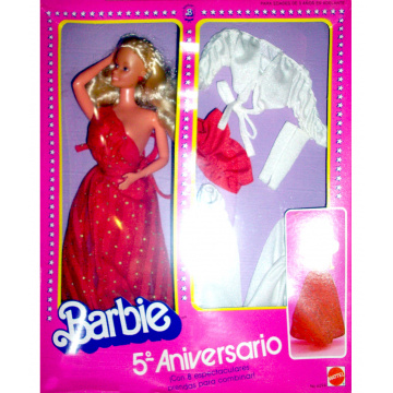 Muñeca Barbie 5º Aniversario