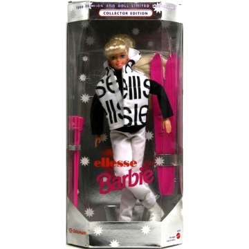 Muñeca Ellesse Barbie - Exclusiva Goldwin (blanco-negro)